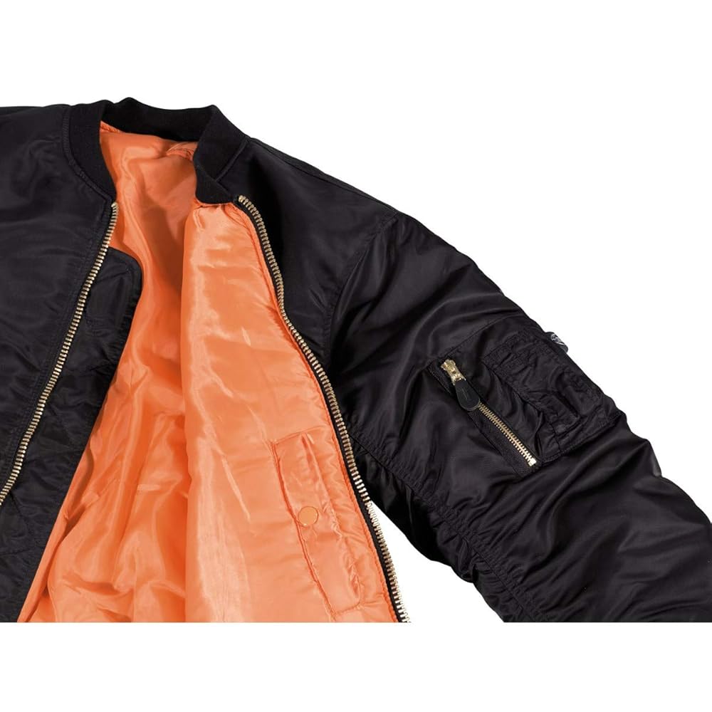MFH US MA1 Flight Jacket Black Size XS at Amazon Men's